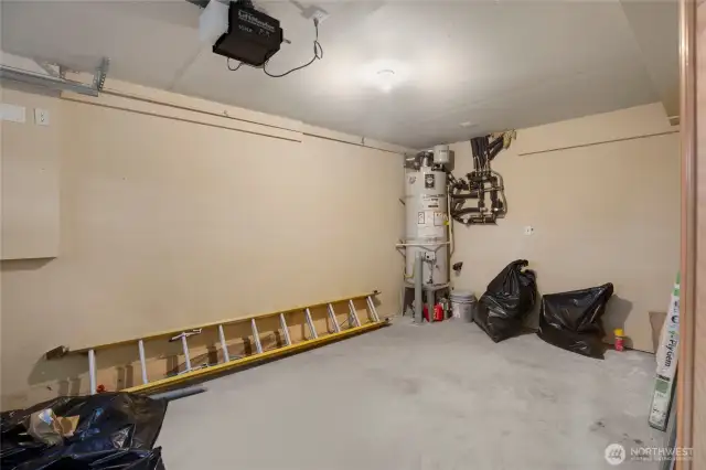 The attached garage has plenty of room for parking and storage!