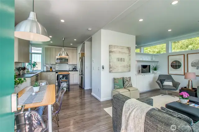 The contemporary home is sold turnkey to make for a seamless short term rental investment.