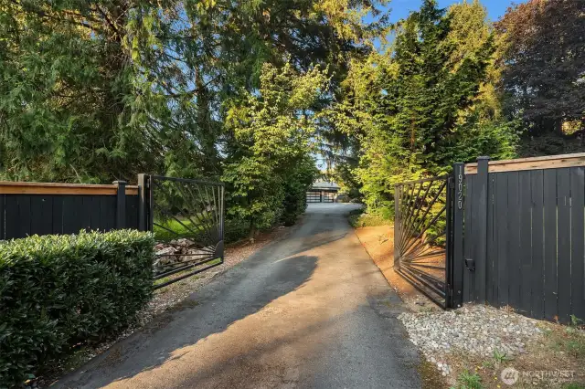 Gated Front entrance