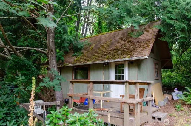 240 square foot shed with a .75 bath