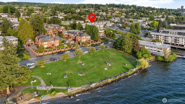 Marsh Park is just one of a handful of waterfront parks within walking distance