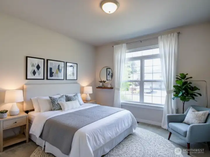 bedroom 2 - virtually staged