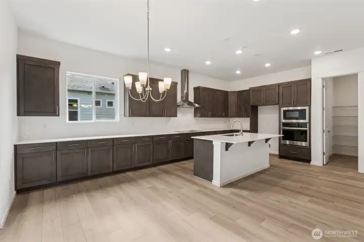 ***Actual Home*** Beautiful Kitchen with tons of storage and open to the great room