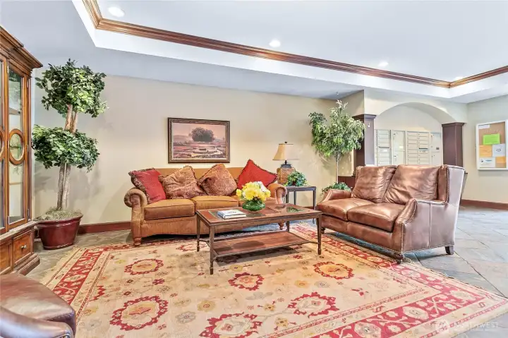 Lobby entrance to condo
