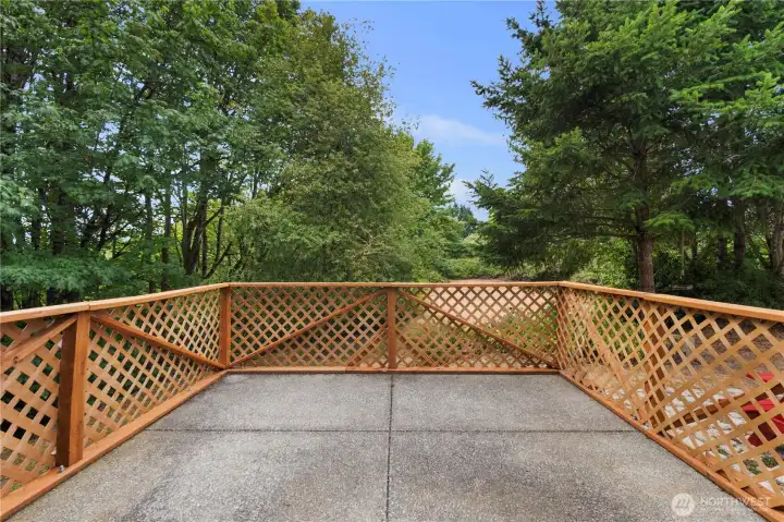 Deck off of Living Room & Kitchen