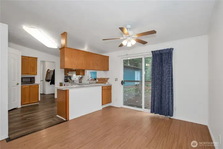 Dining Room view toward Kitchen
