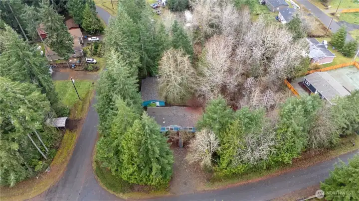 Drone View of Property