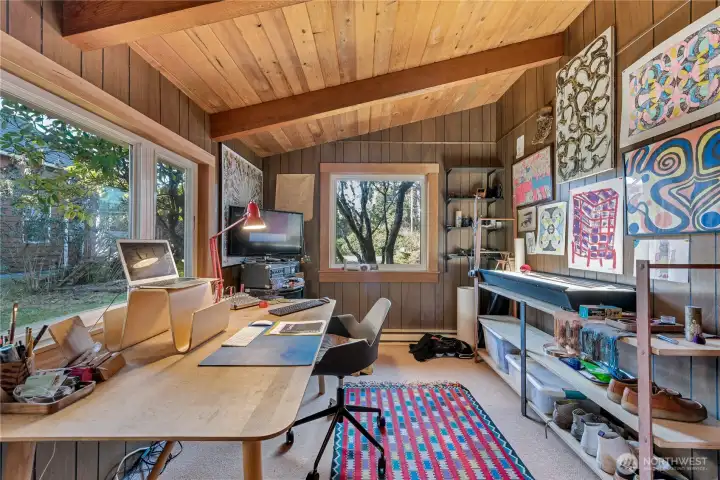 Large office on main floor with lots of light