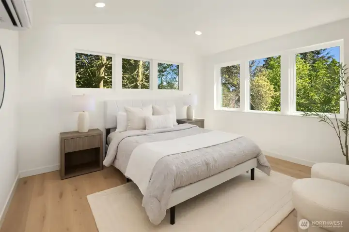 Stunning windows allow for great natural light