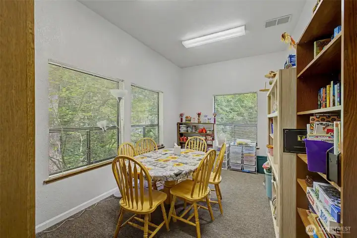 Craft room.