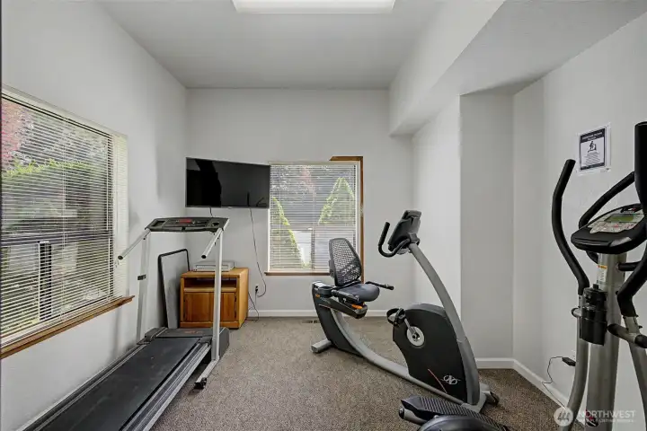 Exercise room.