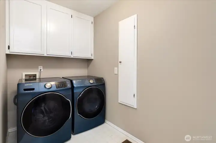 Laundry room on lower level
