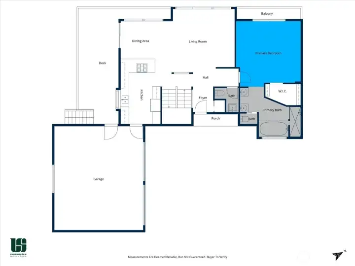 Main level floor plan