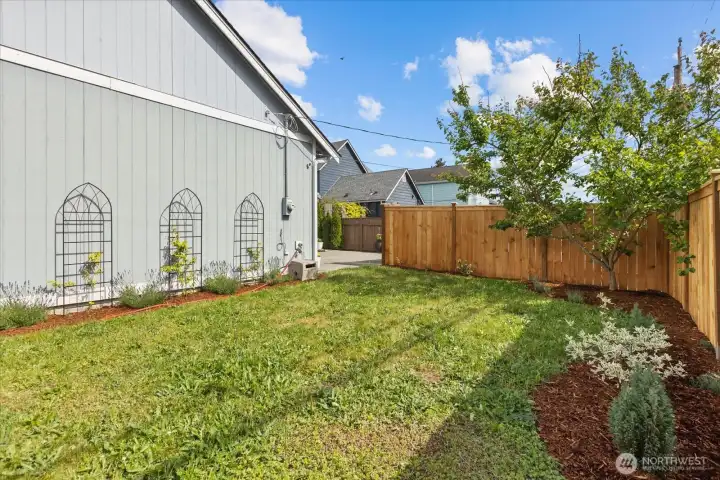 A private outdoor haven with space to spread out, gather with friends, and create lasting memories for years to come. A private outdoor haven with space to spread out, gather with friends, and create lasting memories for years to come.