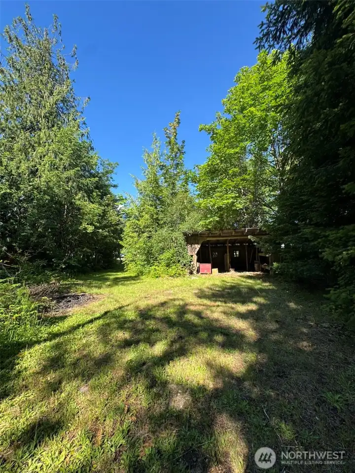 Lots of space on this extra large lot