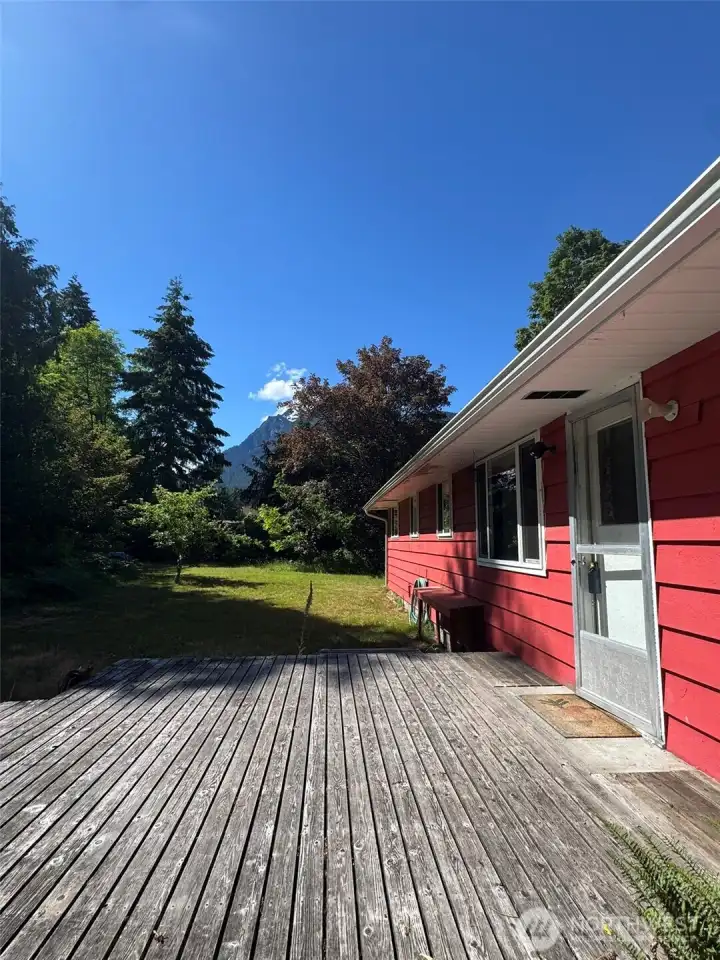 Back deck