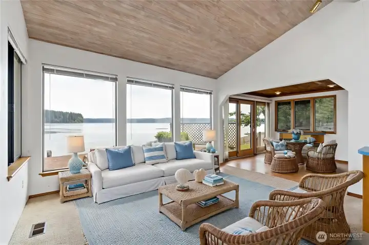 Living & dining room -Virtually Staged