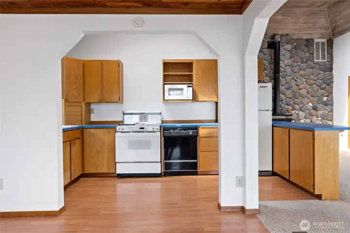 Kitchen from dining room
