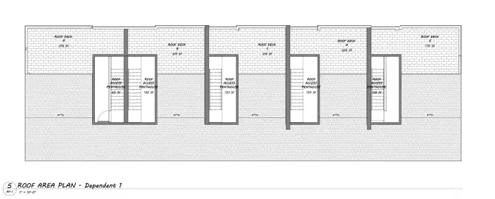 Floor 4 - Roof decks