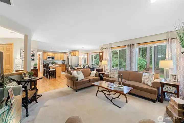 Open concept- yet cozy!