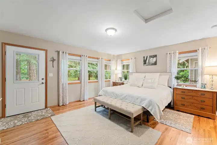 Main floor Primary Suite