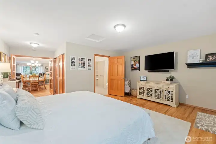 Generously sized rooms!