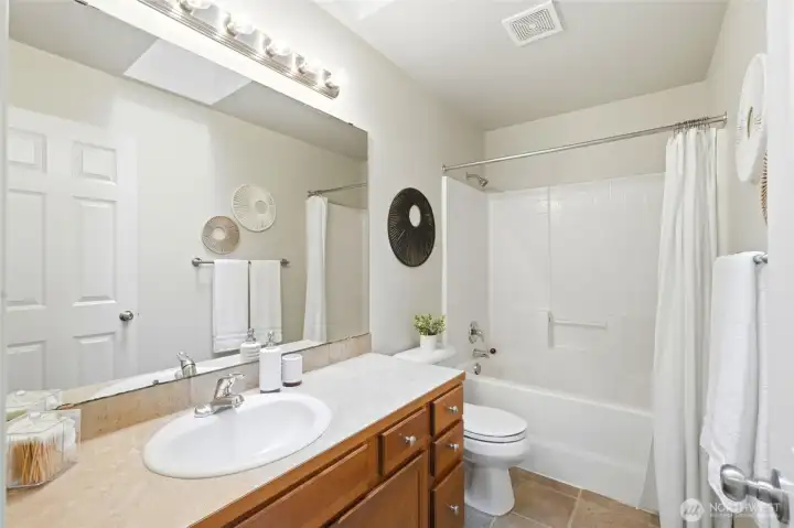 full bathroom upstairs