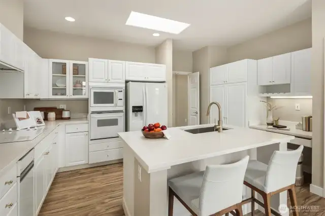 Open concept for entertaining.