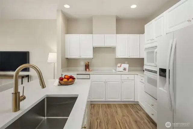 Ample of counter space
