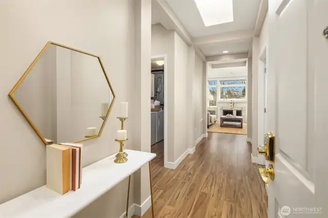 Entryway skylights