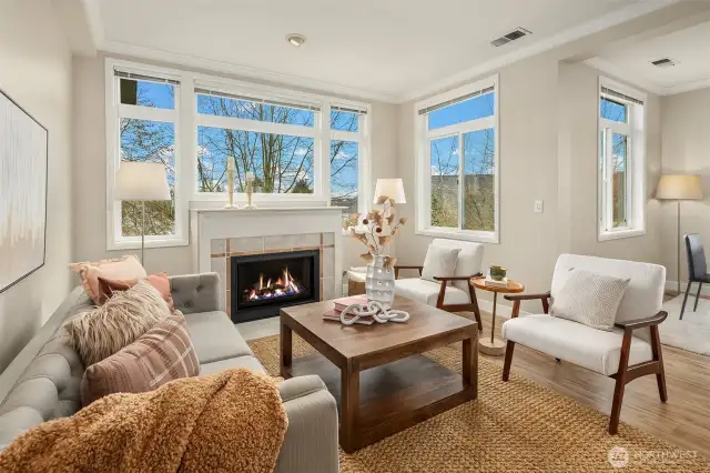 South facing living room