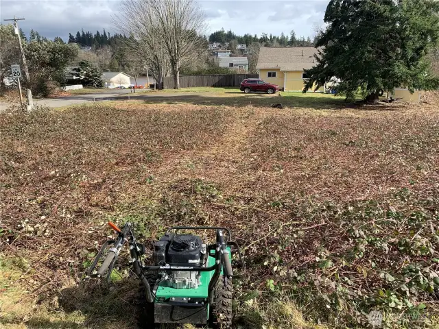 Lot is getting mowed so you can walk it.