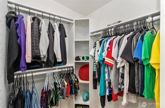 Bedroom Two of the Three Secondary Bedrooms also Features a Walk in Closet