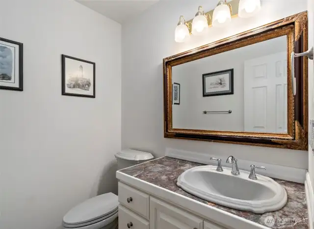 Powder bath room on the main floor