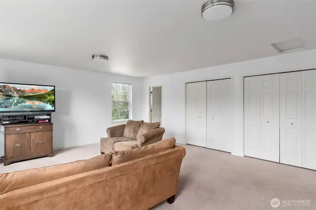 The bonus room offers dual closets and an ensuite bathroom.