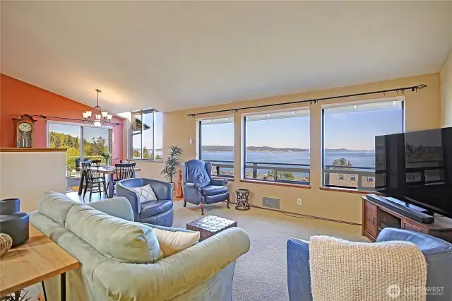 Big views from living area...