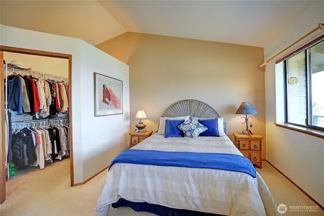 Primary is big enough for a king size bed...