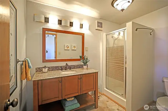 Downstairs 3/4 bath...