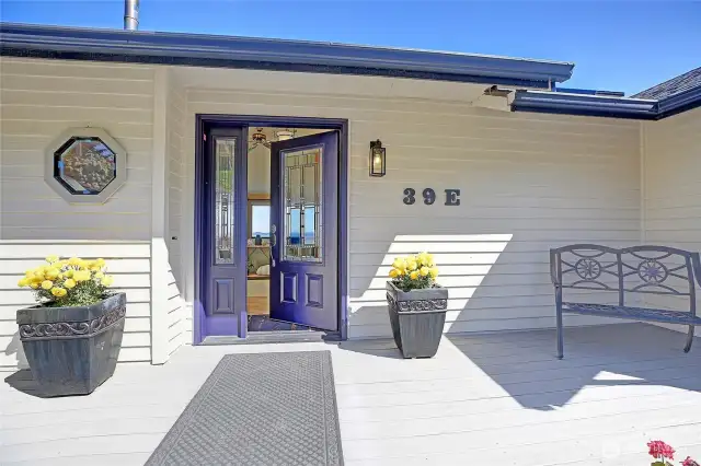 Entry porch...