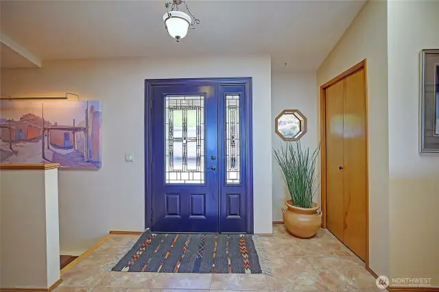 Spacious entry...
