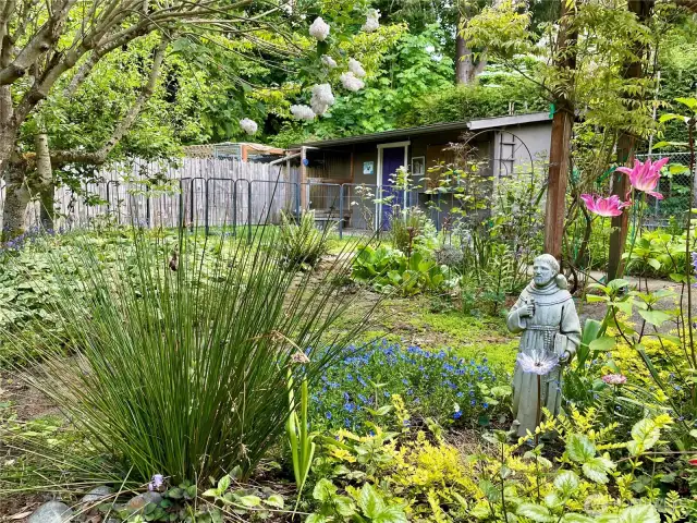 Peace, tranquility, and fragrant flowers abounding.