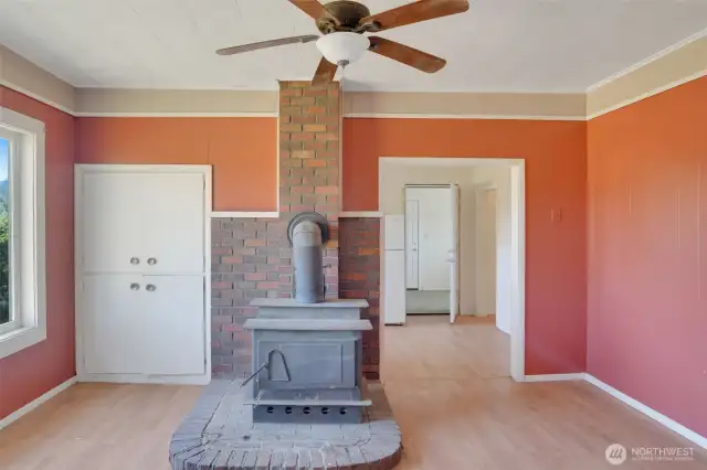 wood stove for the cozy nights
