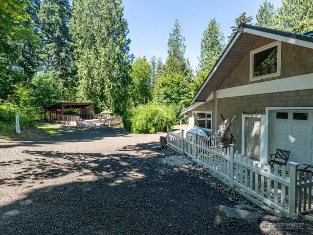 Casita and party deck