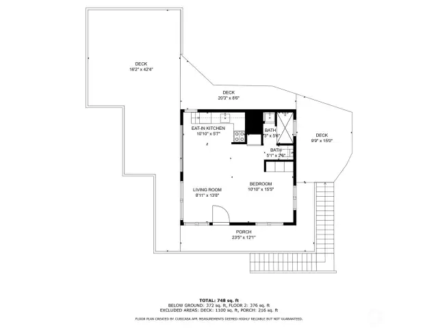 Waterfront cottage Upper unit