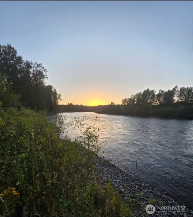 Sunset at River
