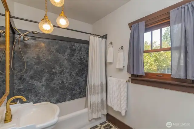 and natural light from this classic style window.
