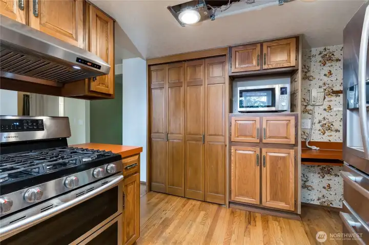 Plenty of storage with the pantry cabinetry