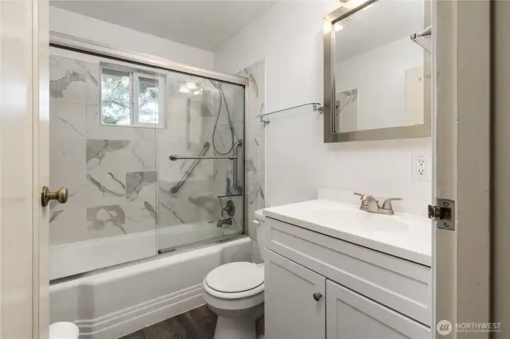 Updated main bathroom