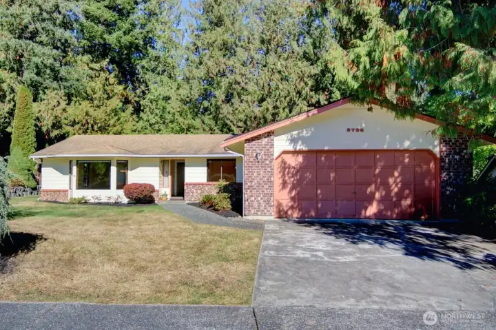 Front view of home