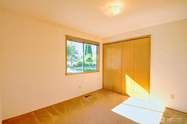 First bedroom off the hallway